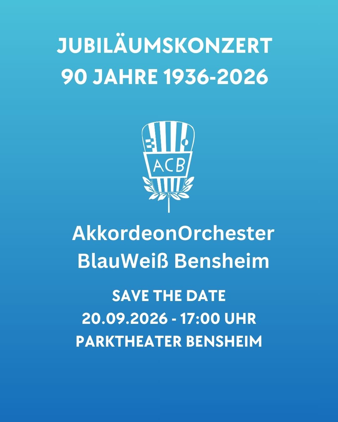 Flyer Jubilaeumskonzert